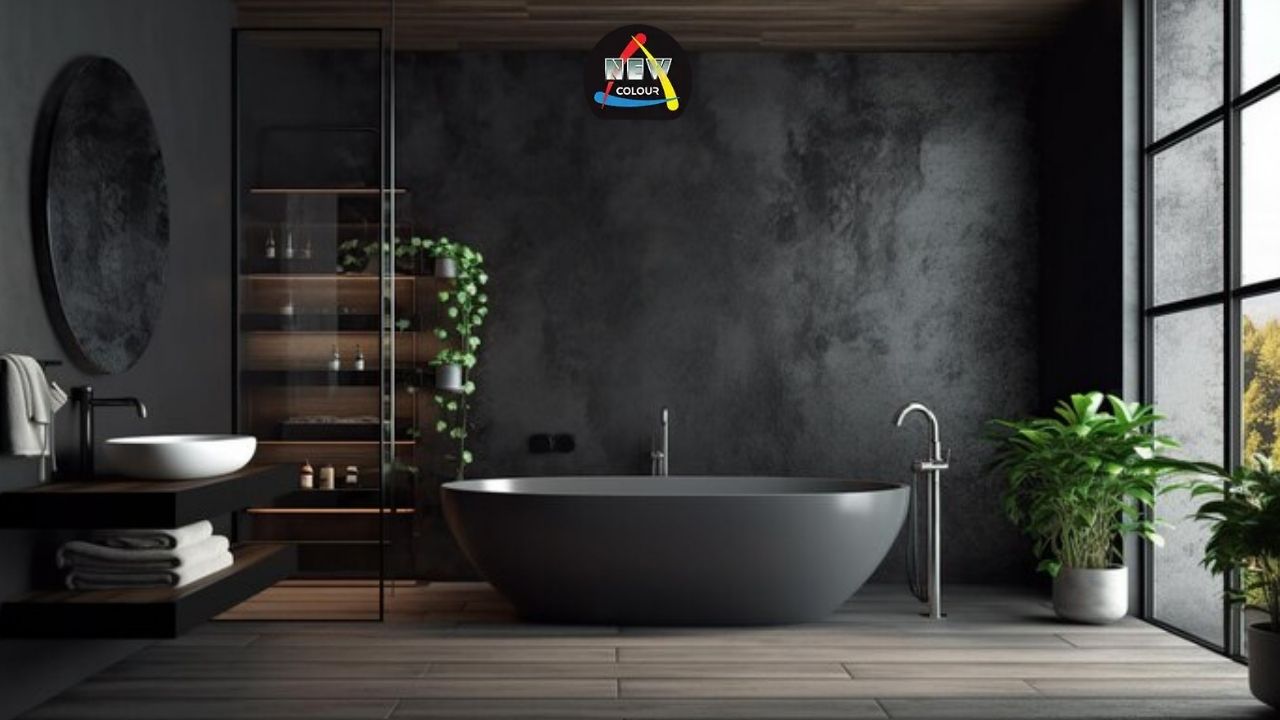 رنگ مشکی مناسب سرویس بهداشتی و حمام