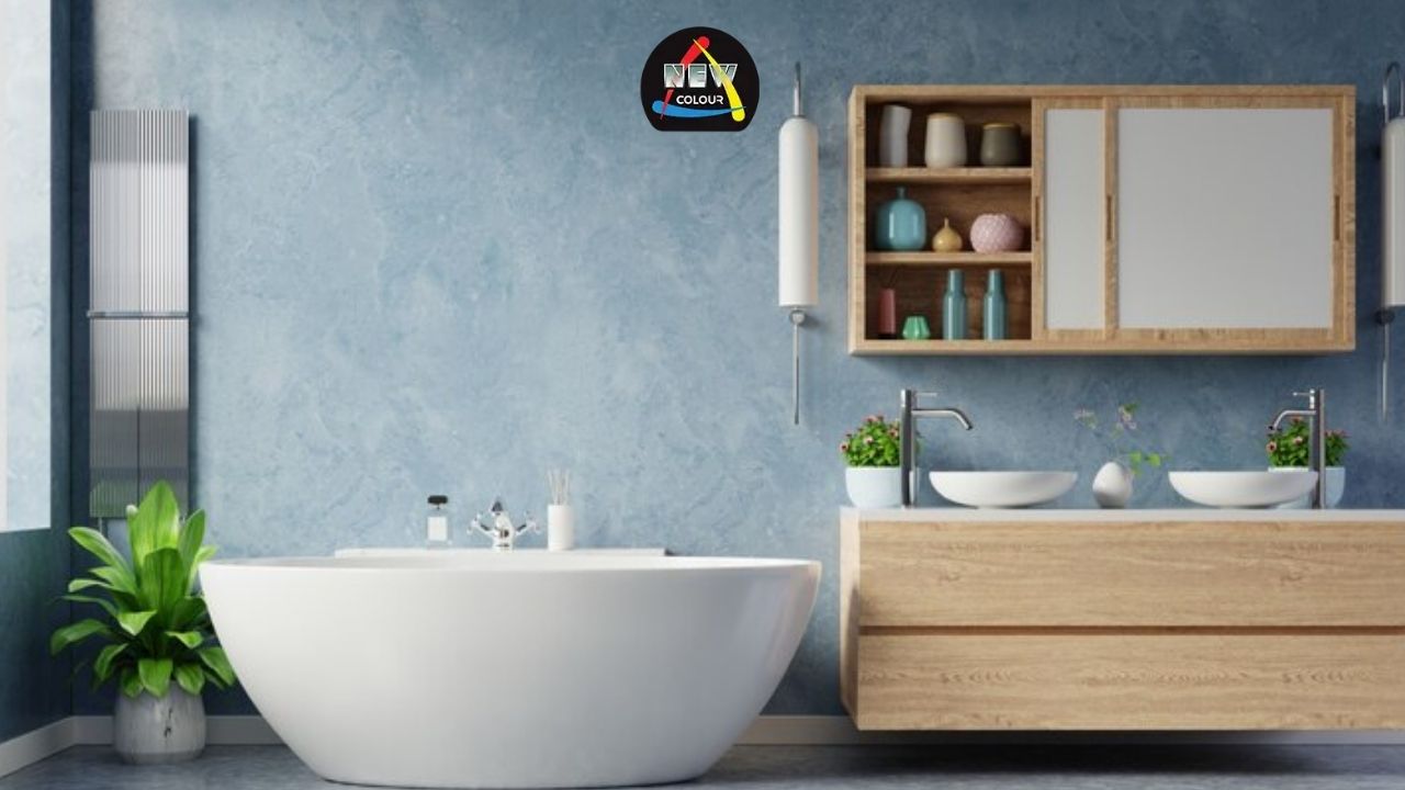 رنگ آبی مناسب سرویس بهداشتی و حمام