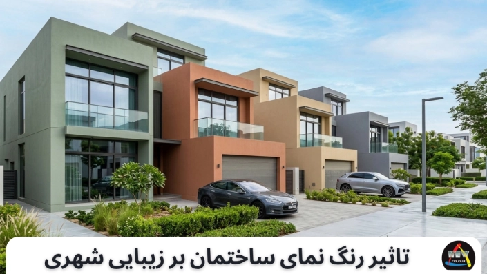 تاثیر رنگ نمای ساختمان بر زیبایی شهری